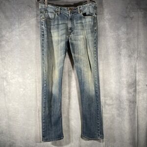 Vintage Wrangler Jeans Straight Medium Wash Normcore Capsule Cowboy Cut 34x30